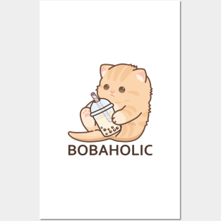 Bobaholic Baby Kitten! Posters and Art